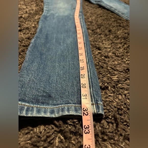 Buck Mason Men’s Size 31x32 Button Fly Standard Fit Selvedge Denim Blue EUC - Picture 4 of 10